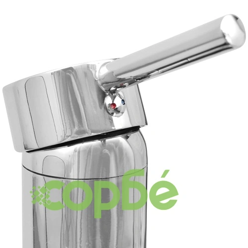 Мивка за баня със смесител, керамична, кръгла, бяла ➤ топ цена ➤ sorbe.bg