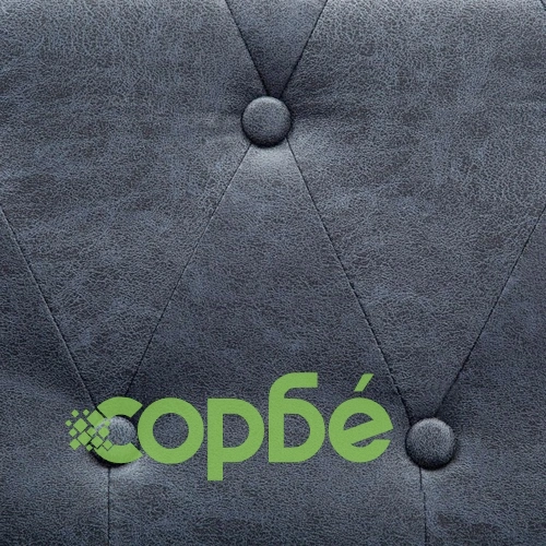 Комплект Честърфийлд дивани, изкуствен велур, сив ➤ топ цена ➤ sorbe.bg