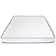 275649  Bed with Memory Foam Mattress Black Metal 180x200 cm(246737+241076)