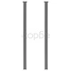 Комплект WPC ограда, 3 квадратни + 1 скосена, 625x187 см, сива