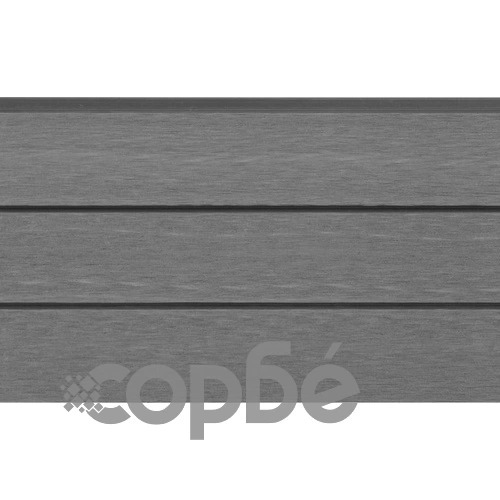 Комплект WPC ограда, 4 квадратни + 1 скосена, 799x187 см, сива ➤ топ цена ➤ sorbe.bg
