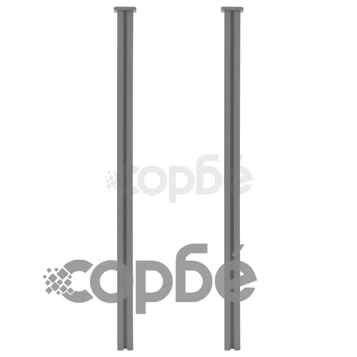 Комплект WPC ограда, 6 квадратни панела, 1053x187 см, сива ➤ топ цена ➤ sorbe.bg