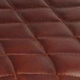 Трапезни столове, 6 бр, с подлакътници, кафяви, естествена кожа