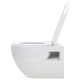 Окачена тоалетна чиния, със скрито казанче, керамична, бяла