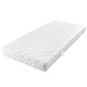 275847  Bed with Mattress Black Metal 140x200 cm(246741+241403)