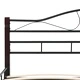 275848  Bed with Mattress Black Metal 160x200 cm(246742+241404)