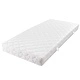 275848  Bed with Mattress Black Metal 160x200 cm(246742+241404)