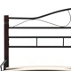 275849  Bed with Mattress Black Metal 180x200 cm(246743+241405)