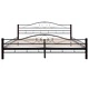 275859  Bed with Memory Foam Mattress Metal 180x200 cm(246743+241076)