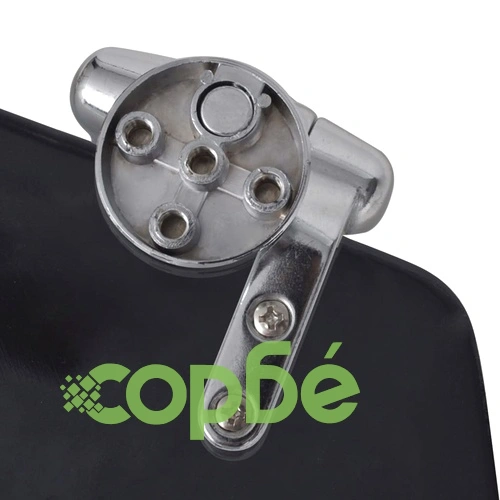 Тоалетни седалки с плавно затваряне, 2 бр, МДФ, черни ➤ топ цена ➤ sorbe.bg