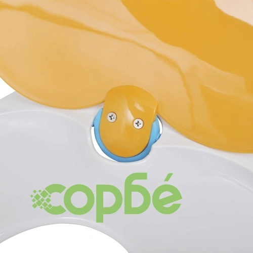 Тоалетни седалки с плавно затваряне 2 бр пластмаса бяло и жълто ➤ топ цена ➤ sorbe.bg