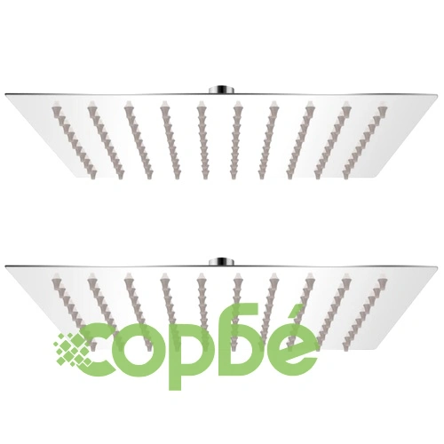 Душ пити от неръждаема стомана, 2 бр, 20x20 cм ➤ топ цена ➤ sorbe.bg