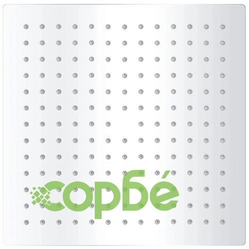 Душ пити от неръждаема стомана, 2 бр, 25x25 cм ➤ топ цена ➤ sorbe.bg