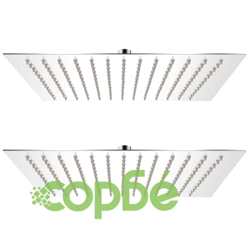 Душ пита от неръждаема стомана, 2 бр, 30x30 cм ➤ топ цена ➤ sorbe.bg