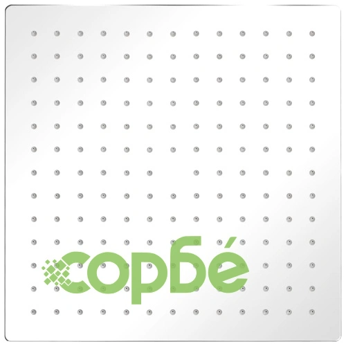 Душ пита от неръждаема стомана, 2 бр, 30x30 cм ➤ топ цена ➤ sorbe.bg