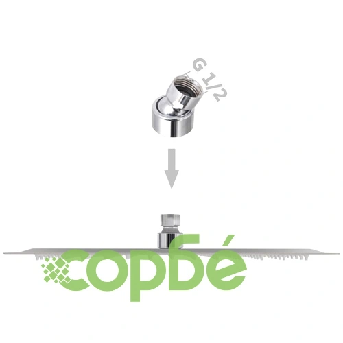 Душ пита от неръждаема стомана, 2 бр, 30x30 cм ➤ топ цена ➤ sorbe.bg