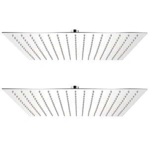 Душ пити от неръждаема стомана, 2 бр, 40x40 cм