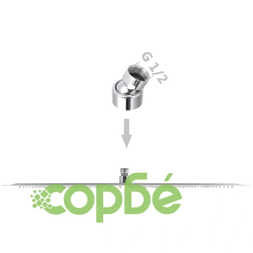 Душ пити от неръждаема стомана, 2 бр, 50x50 cм ➤ топ цена ➤ sorbe.bg