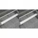 Линейни сифони, 2 бр, кръгове, 1030x140 мм, неръждаема стомана