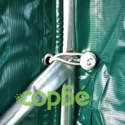 Гаражна тента, PVC, 1,6х2,4 м, зелена ➤ топ цена ➤ sorbe.bg