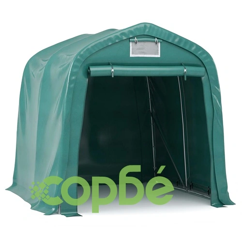 Гаражна тента, PVC, 1,6х2,4 м, зелена ➤ топ цена ➤ sorbe.bg