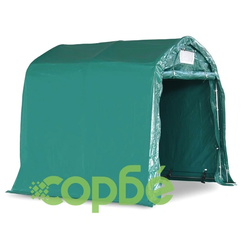 Гаражна тента, PVC, 1,6х2,4 м, зелена ➤ топ цена ➤ sorbe.bg