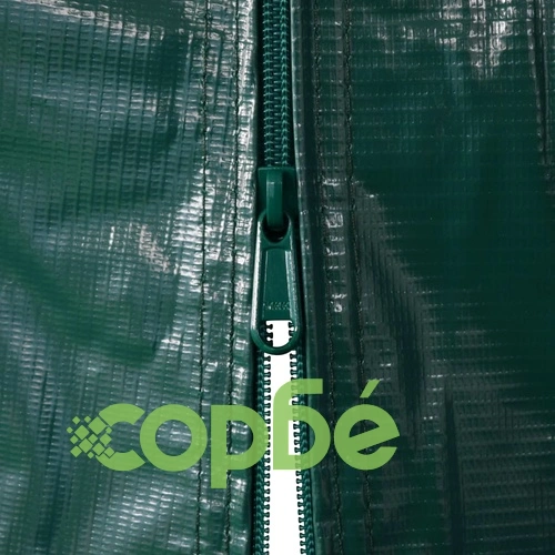Гаражна тента, PVC, 2,4х3,6 м, зелена ➤ топ цена ➤ sorbe.bg