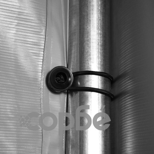 Палатка за съхранение, PVC, 3x6 м, сива ➤ топ цена ➤ sorbe.bg