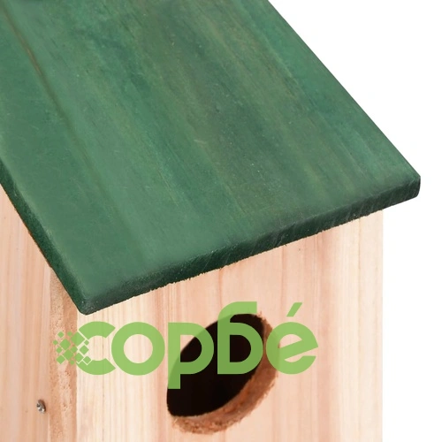 Къщички за птички, 8 бр, дървени, 12x12x22 см ➤ топ цена ➤ sorbe.bg