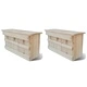 Къщички за врабчета 2 бр дърво 44x15,5x21,5 см