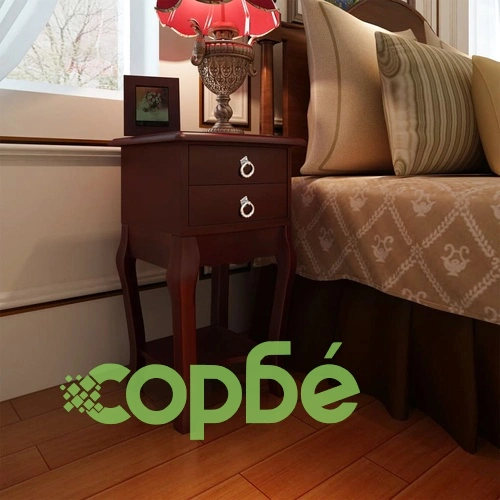 Нощни шкафчета с чекмеджета, 2 бр, кафяви ➤ топ цена ➤ sorbe.bg