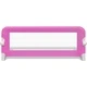 Ограничители за детски легла, 2 бр, розови, 102x42 см