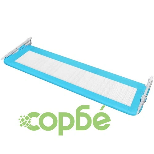 Ограничители за детски легла, 2 бр, сини, 150x42 см ➤ топ цена ➤ sorbe.bg