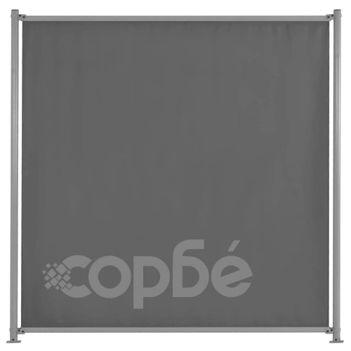 Оградни панели, 3 бр, текстил, 540x180 см, антрацит ➤ топ цена ➤ sorbe.bg