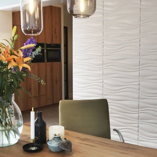 WallArt 24 бр 3D стенни панели GA-WA04 Waves ➤ топ цена ➤ sorbe.bg