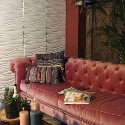 WallArt 24 бр 3D стенни панели GA-WA04 Waves ➤ топ цена ➤ sorbe.bg