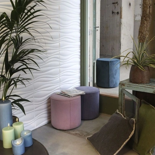 WallArt 24 бр 3D стенни панели GA-WA04 Waves ➤ топ цена ➤ sorbe.bg