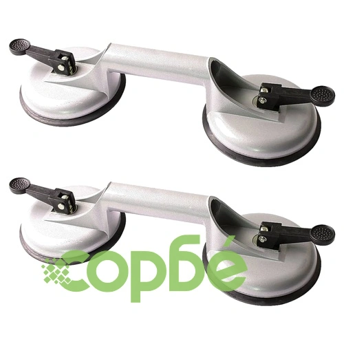 ProPlus Вакуумни подемници с 2 смукателни глави, 2 бр, алуминий ➤ топ цена ➤ sorbe.bg