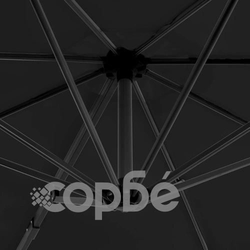 Градински чадър, с преносима основа, антрацит ➤ топ цена ➤ sorbe.bg
