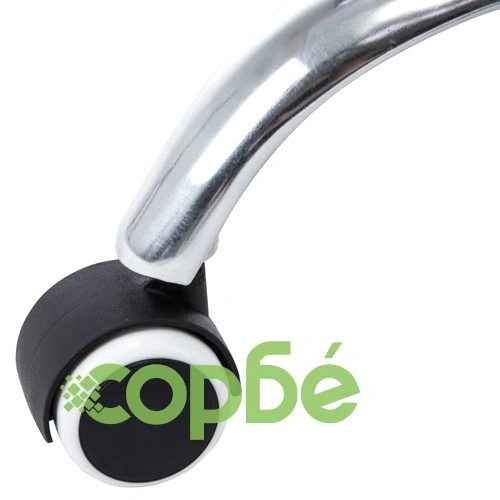 Офис столове с колелца, 2 бр, текстил, тъмносиви ➤ топ цена ➤ sorbe.bg