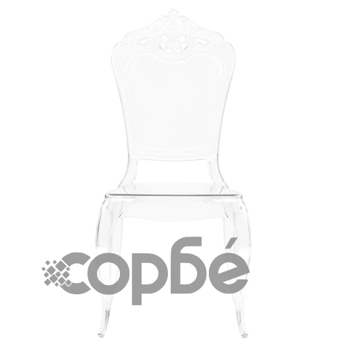 Трапезни столове, 6 бр, бял поликарбонат ➤ топ цена ➤ sorbe.bg