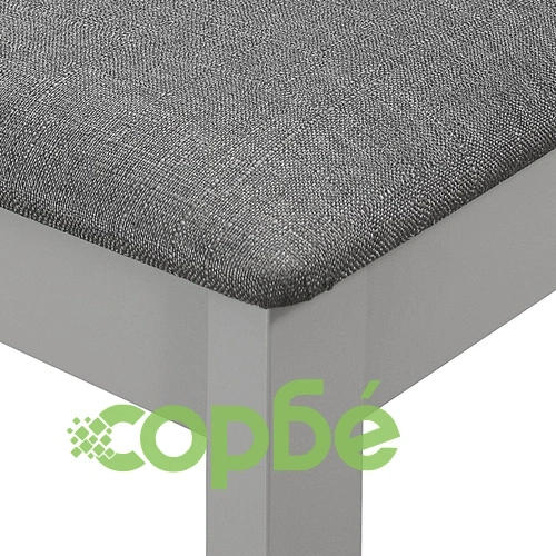 Трапезен комплект от 3 части, МДФ, сив ➤ топ цена ➤ sorbe.bg