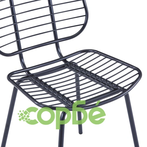 Трапезни столове, седалки изкуствена кожа, 6 бр, черни, стомана ➤ топ цена ➤ sorbe.bg