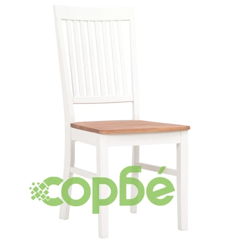 Трапезен комплект от 5 части, дъбова дървесина масив ➤ топ цена ➤ sorbe.bg