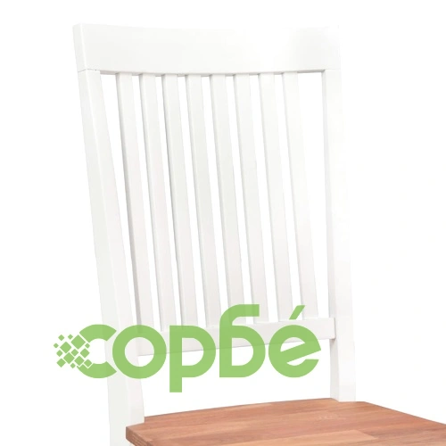 Трапезен комплект от 5 части, дъбова дървесина масив ➤ топ цена ➤ sorbe.bg