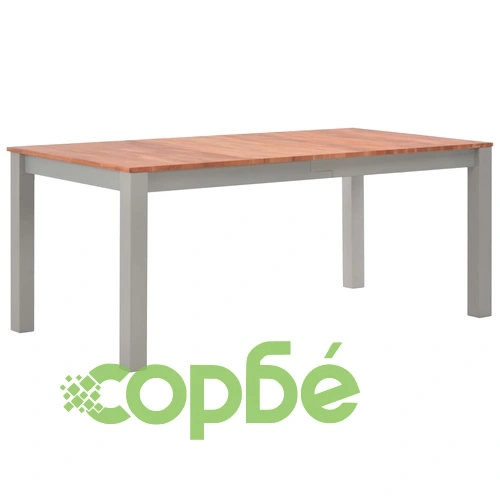 Трапезен комплект от 7 части, дъб масив ➤ топ цена ➤ sorbe.bg