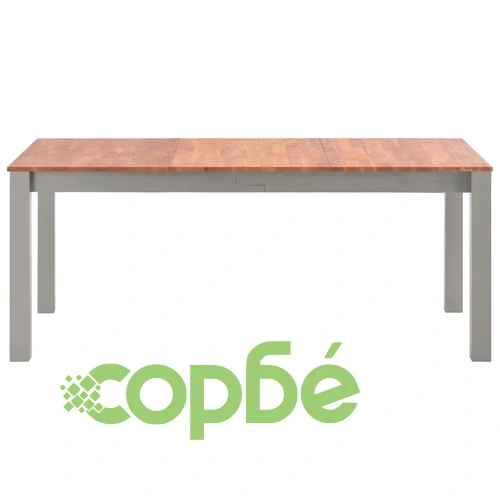 Трапезен комплект от 7 части, дъб масив ➤ топ цена ➤ sorbe.bg