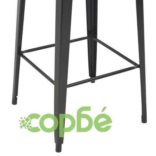 Бар комплект от 3 части, стомана, черно-кафяв ➤ топ цена ➤ sorbe.bg