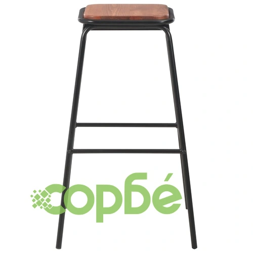 Бар комплект от 3 части, стомана, черно-кафяв ➤ топ цена ➤ sorbe.bg