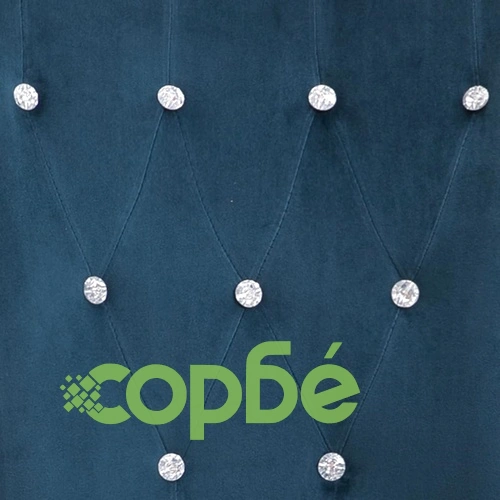 Трапезни столове с подлакътници, 6 бр, тъмносини, кадифе ➤ топ цена ➤ sorbe.bg